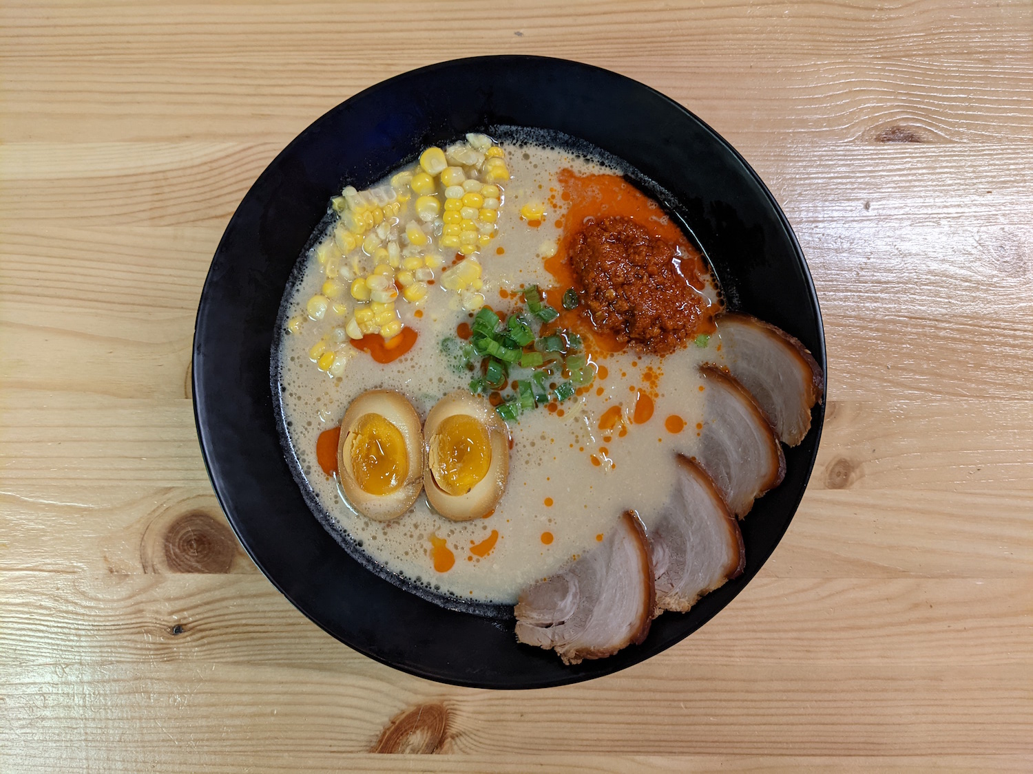 Spicy Ground Pork Ramen Bowl